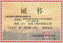 白玉兰奖-迪士尼公共交通枢纽PTH新建工程